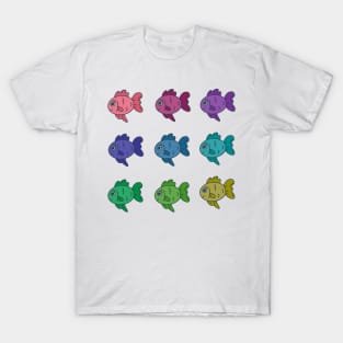 Cute colorful goldfish collection T-Shirt